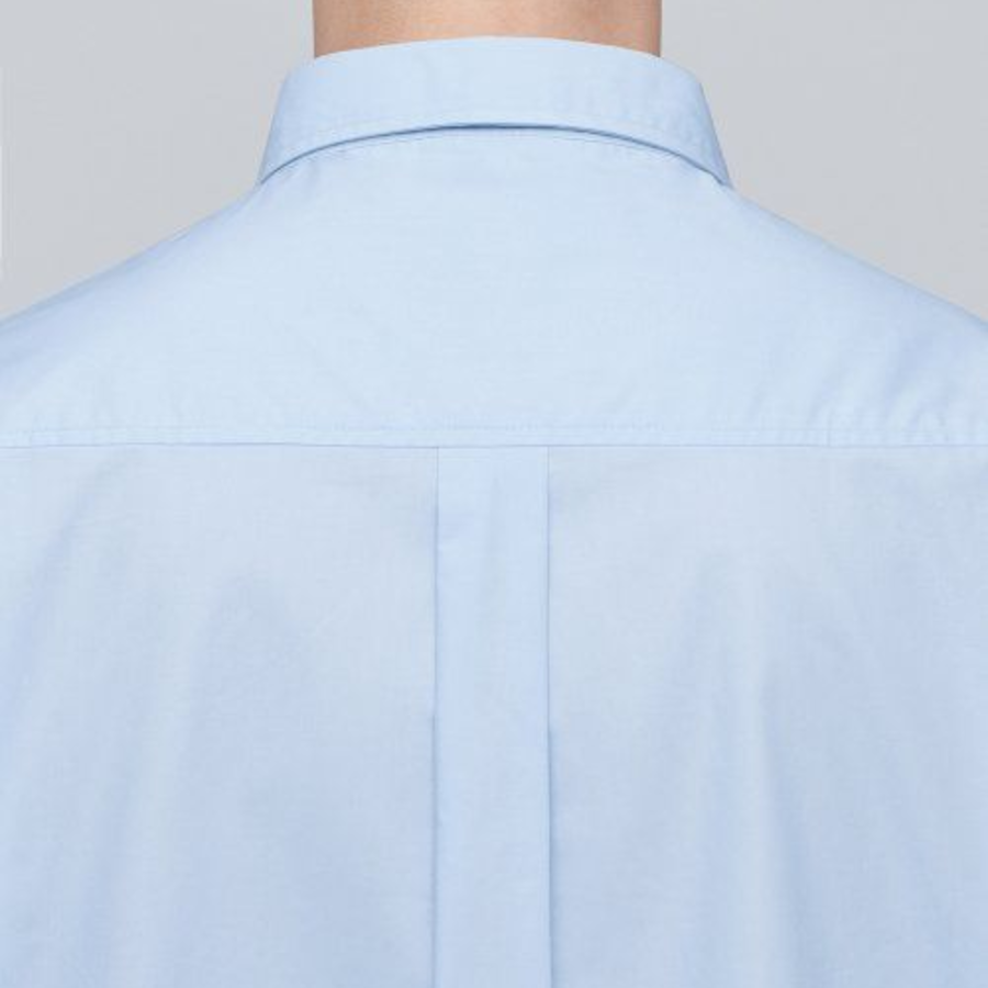 Musinsa Standard Oversized Poplin Short-Sleeve Shirt – Sky Blue