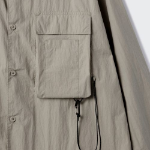 Musinsa Standard City Leisure CN Oversized Multi Pocket Shirt – Light Beige