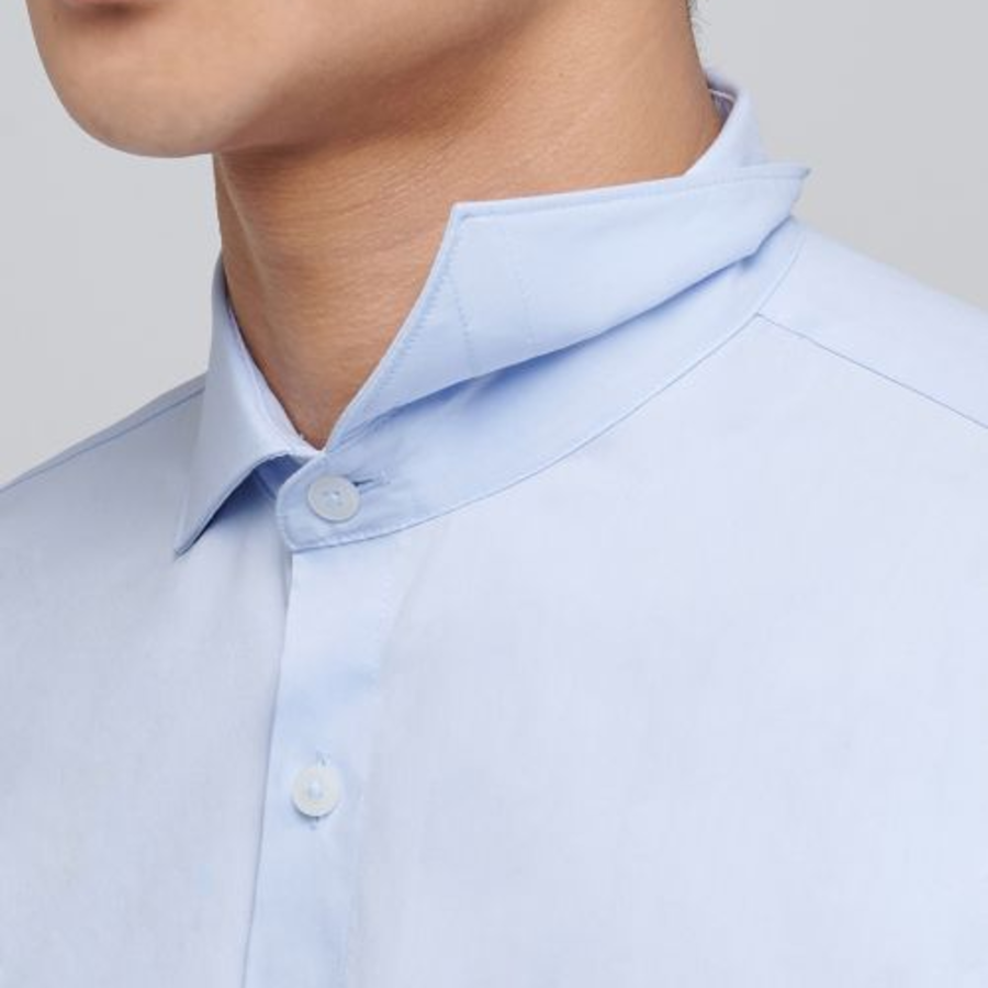 Musinsa Standard Wide Spread Collar Dress Shirt – Sky Blue