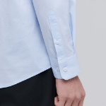 Musinsa Standard Wide Spread Collar Dress Shirt – Sky Blue