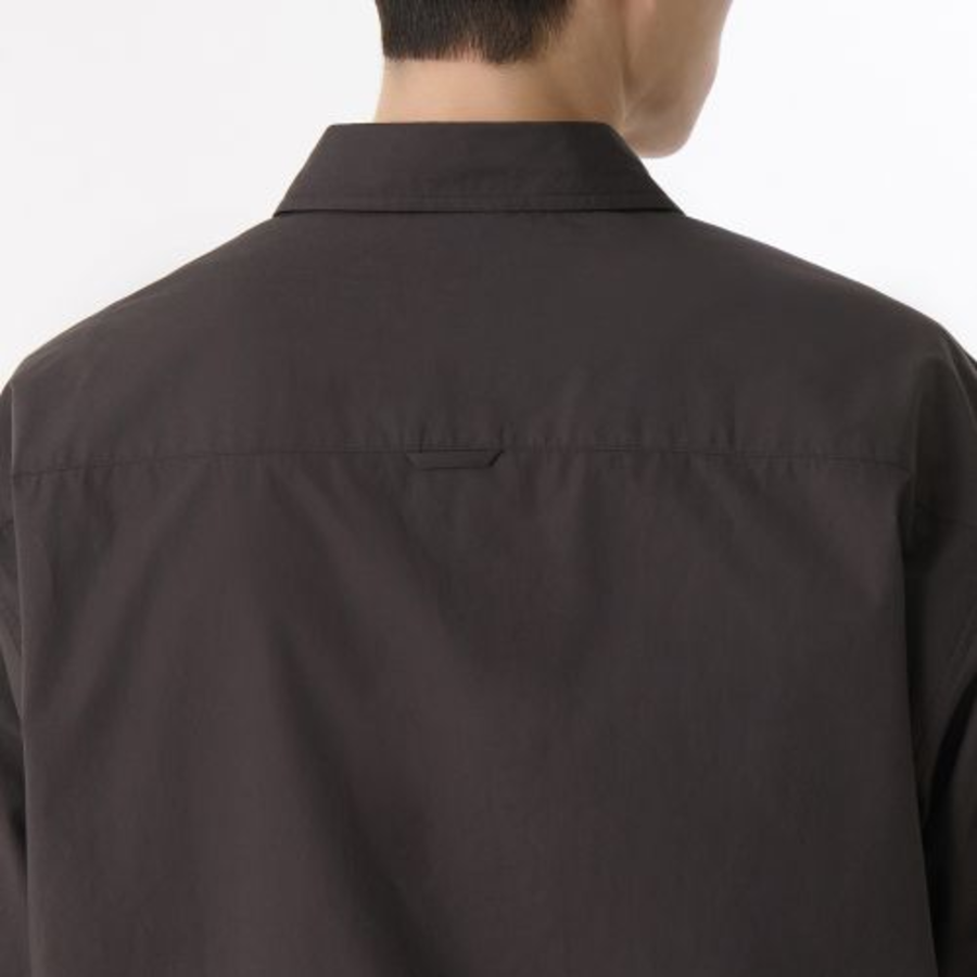 Musinsa Standard Relaxed Soft Poplin Short-Sleeve Shirt – Gunmetal