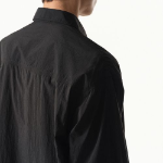 Musinsa Standard City Leisure Lightweight Nylon Oversized Shirt – Black