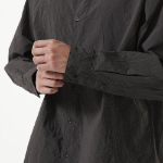 Musinsa Standard Relaxed Nylon Crease Shirt – Gunmetal