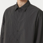 Musinsa Standard Relaxed Nylon Crease Shirt – Gunmetal