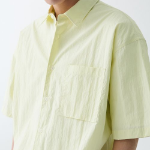Musinsa Standard City Leisure CN Oversized Short Sleeve Shirt – Lemon