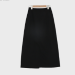 Лёгкая длинная юбка с разрезом из нейлона