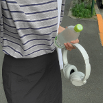 Лёгкая длинная юбка с разрезом из нейлона