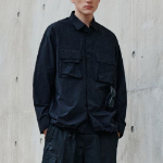 Musinsa Standard City Leisure Ripstop Oversized Cargo Shirt – Black