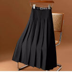 Плиссированная юбка миди-длины
