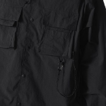 Musinsa Standard City Leisure Ripstop Oversized Cargo Shirt – Black