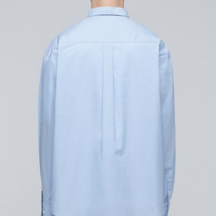 Musinsa Standard Oversized Poplin Shirt – Sky Blue
