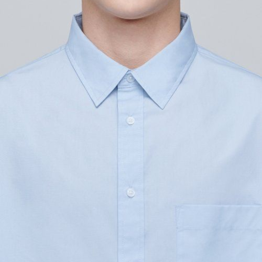 Musinsa Standard Oversized Poplin Shirt – Sky Blue
