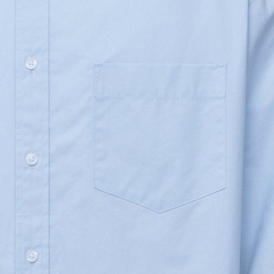 Musinsa Standard Oversized Poplin Shirt – Sky Blue