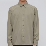 Musinsa Standard Relaxed Fit Silky Shirt – Beige