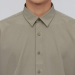 Musinsa Standard Relaxed Fit Silky Shirt – Beige