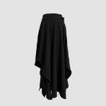 Длинная юбка с запахом