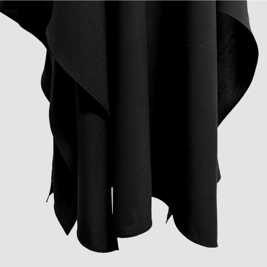 Длинная юбка с запахом