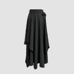 Свободный размер-Угольный-Макси юбки