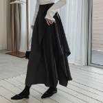 Длинная юбка с запахом