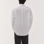 Musinsa Standard Relaxed Soft Poplin Officer Shirt – White
