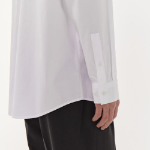 Musinsa Standard Relaxed Soft Poplin Officer Shirt – White