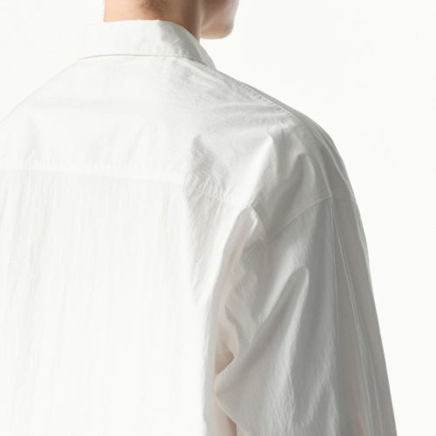 Musinsa Standard City Leisure CN Oversized Multi-Pocket Shirt – White