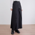 Ассиметричная длинная юбка с эффектом запаха