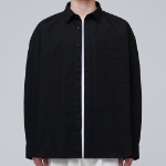 Musinsa Standard Heavyweight Oversized Oxford Shirt – Black