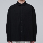 Musinsa Standard Heavyweight Oversized Oxford Shirt – Black