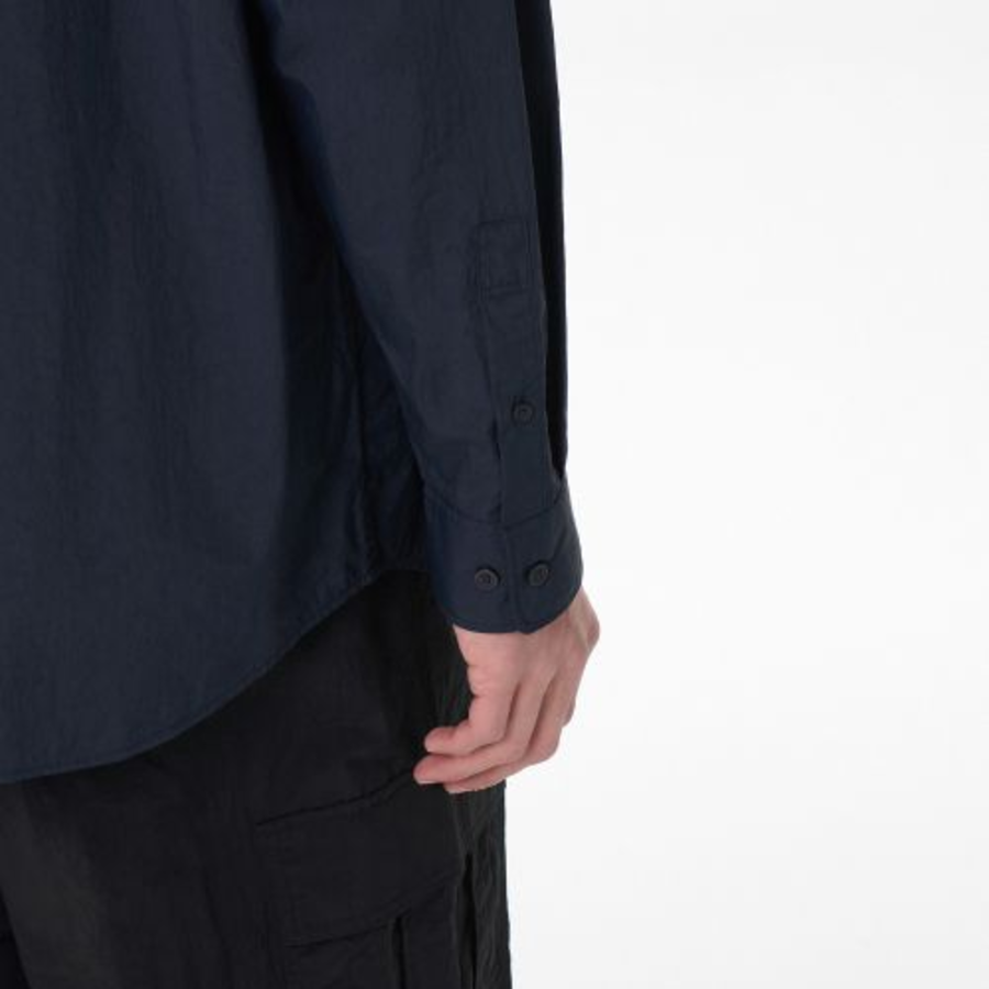 Musinsa Standard Relaxed Lightweight Nylon Shirt – Navy