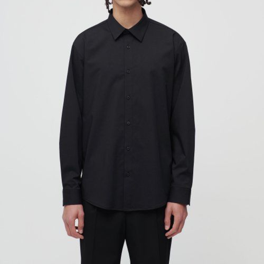 Musinsa Standard Wrinkle-Free Dress Shirt – Black