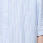 Musinsa Standard Oversized Oxford Short Sleeve Shirt – Blue