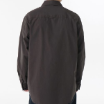 Musinsa Standard Relaxed Soft Poplin Long Sleeve Shirt – Charcoal Grey