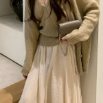 Лёгкая расклешённая длинная юбка