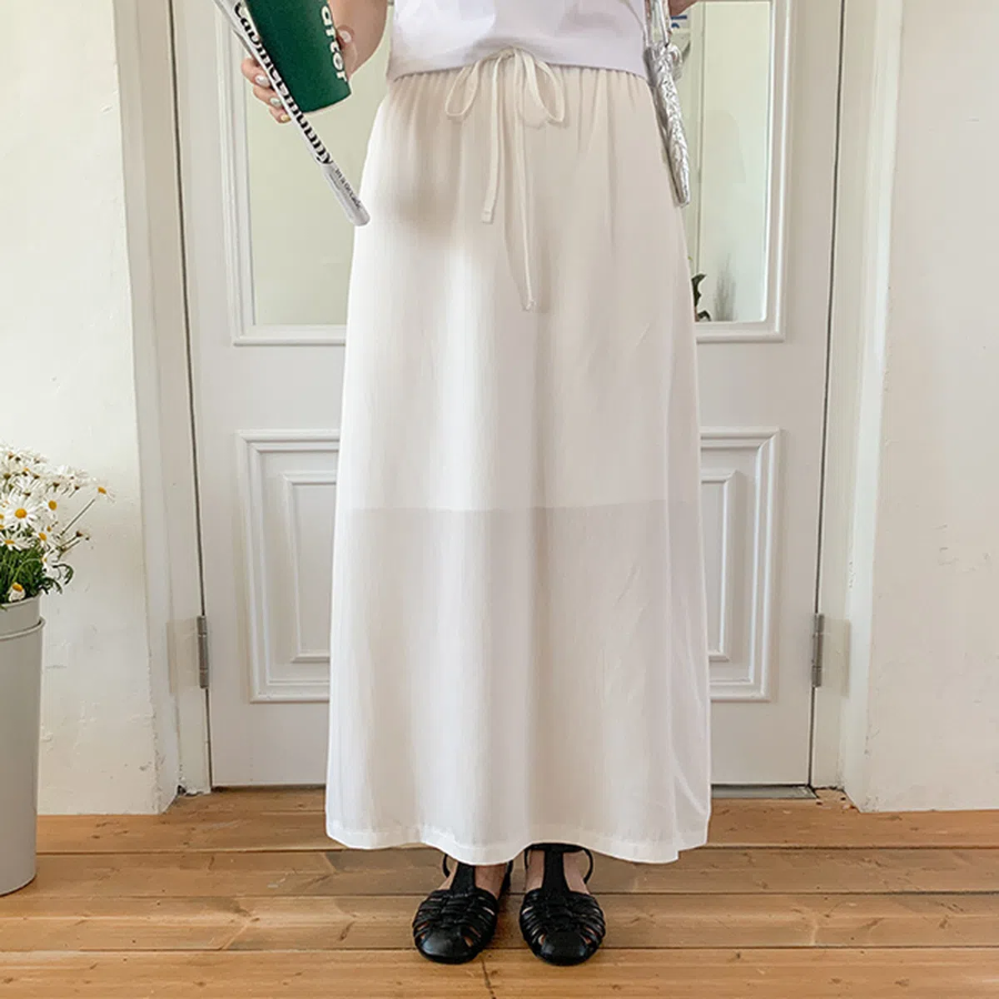 Базовая повседневная длинная юбка