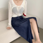 S-DEEP BLUE-Макси юбки