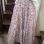 Длинная юбка с цветочным принтом