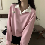 FINE – свитшот с воротником-поло