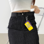 S-RAW BLACK-Миди юбки