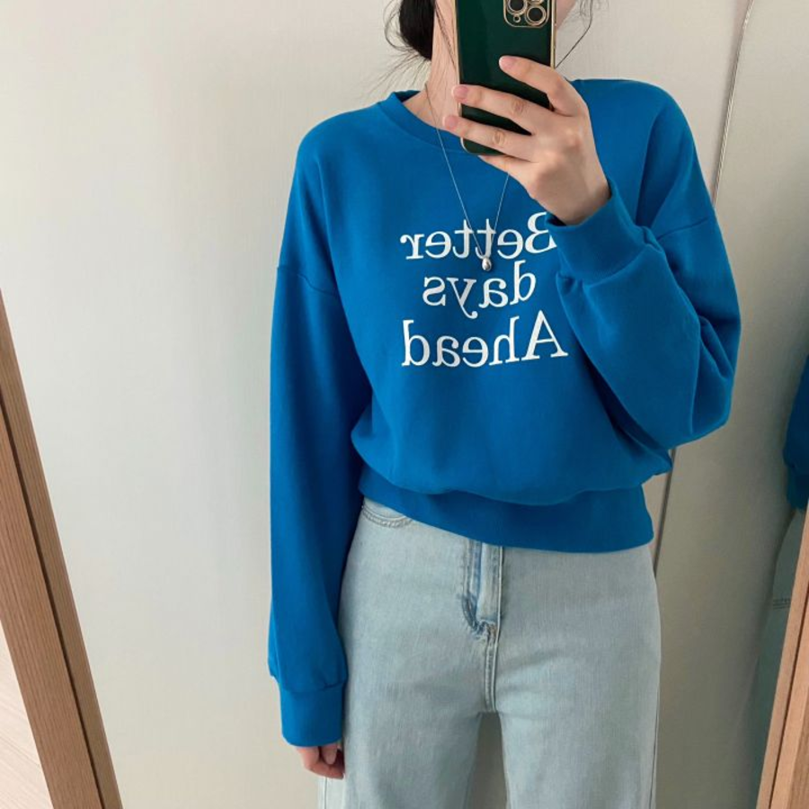 Better Day Crop Sweatshirt