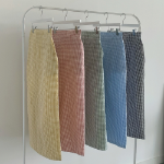 Свободный размер-Мятный-Макси юбки