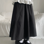 Длинная юбка в горошек "Амаи"