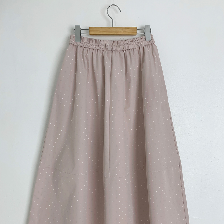 Длинная юбка в горошек "Амаи"