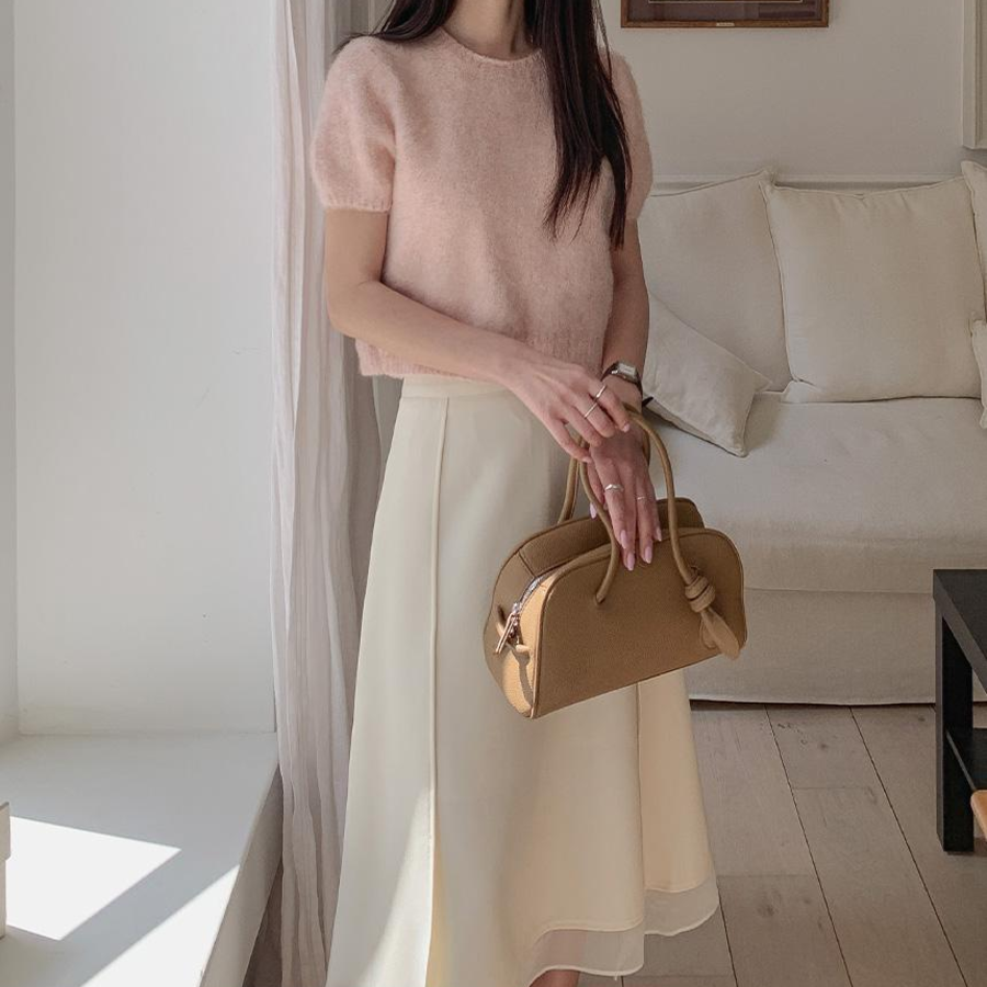 Длинная многослойная юбка с кружевом и разрезом для весны