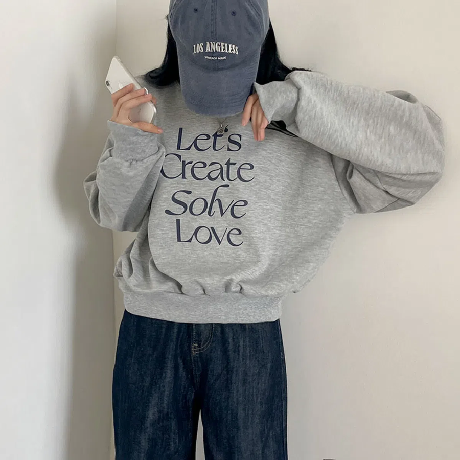 BR Lettering Balloon Sweatshirt