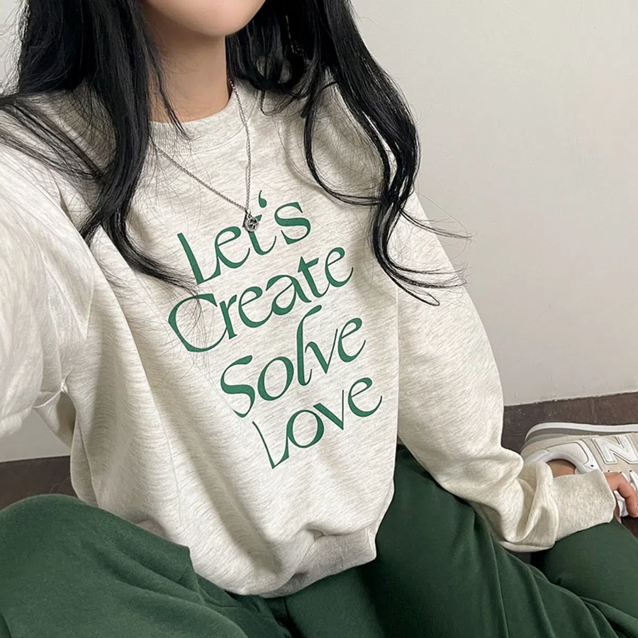 BR Lettering Balloon Sweatshirt