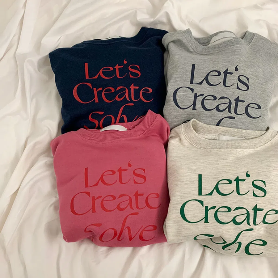 BR Lettering Balloon Sweatshirt