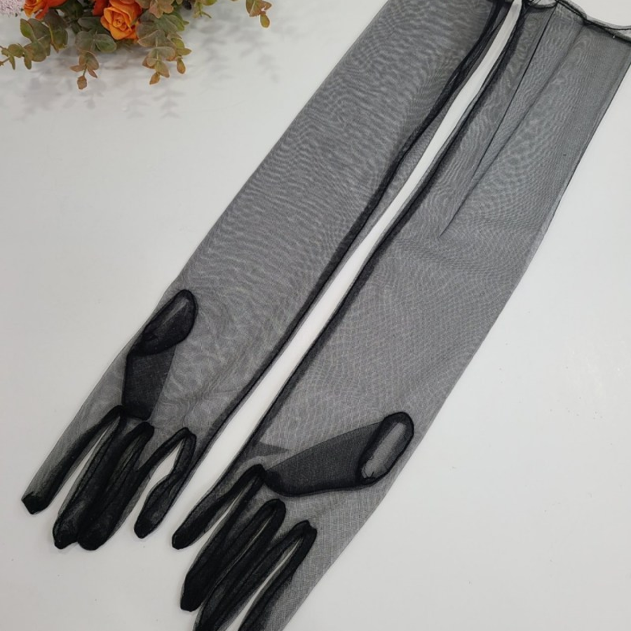 Женские Длинные Перчатки из Сетки — изысканный акцент для особого случая