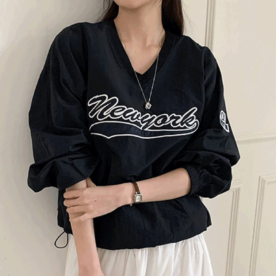 String Anorak Sweatshirt