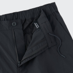 Nylon Wide Shirring Cargo Pants [Dark Gray]